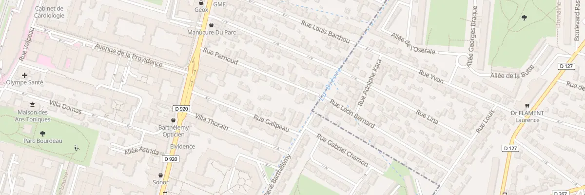 Plan du 12 Rue Pernoud à Antony
