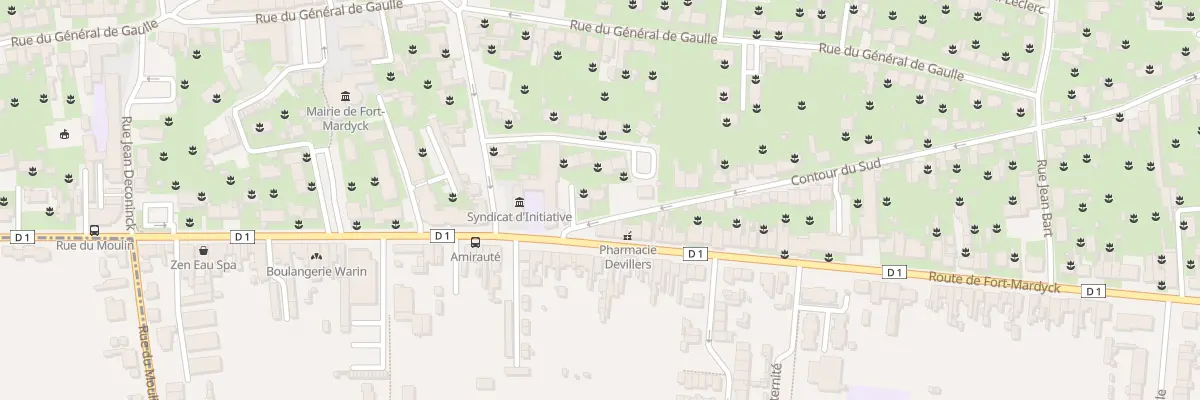 Plan du 48 Rue du Contour du Sud Fm à Dunkerque