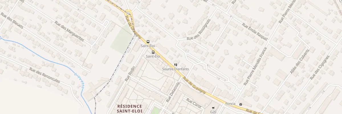 Plan du 59 Rue de Gravigny à Chilly-Mazarin