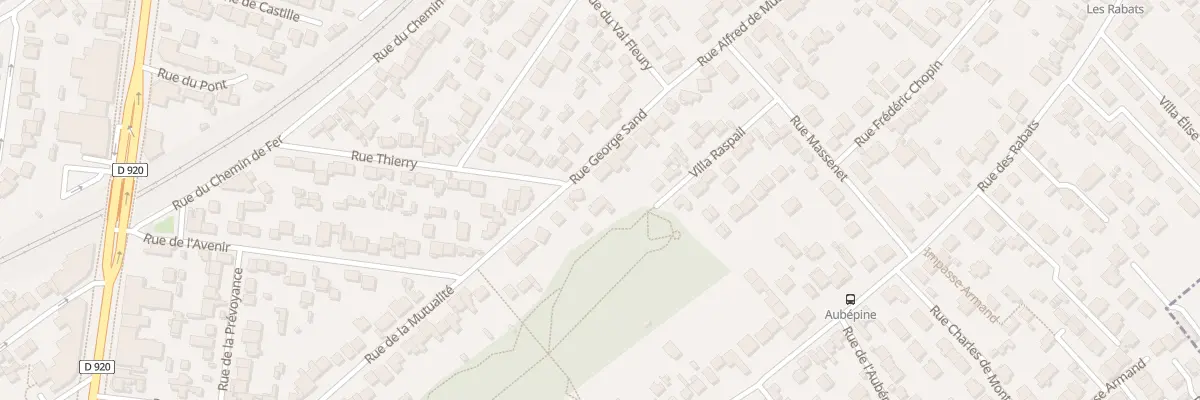 Plan du 17B Rue George Sand à Antony