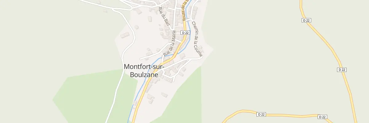 Plan du 13 Rue Andre Chenier à Montfort-sur-Boulzane