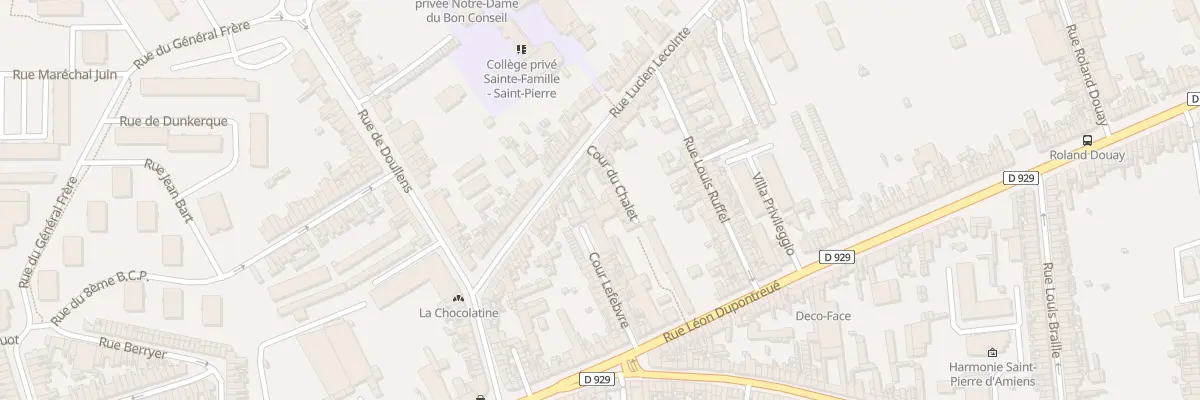Plan du 54 Rue Lucien Lecointe à Amiens
