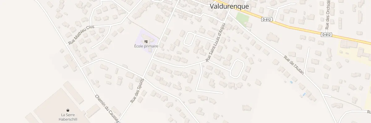 Plan du 7 Rue St Louis d’Anjou à Valdurenque