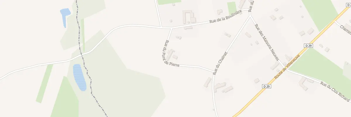 Plan du 10 Rue du Pont de Pierre à Nancray-sur-Rimarde