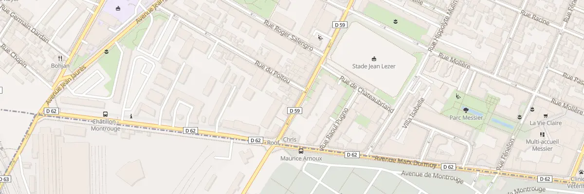 Plan du 162 Rue Maurice Arnoux à Montrouge