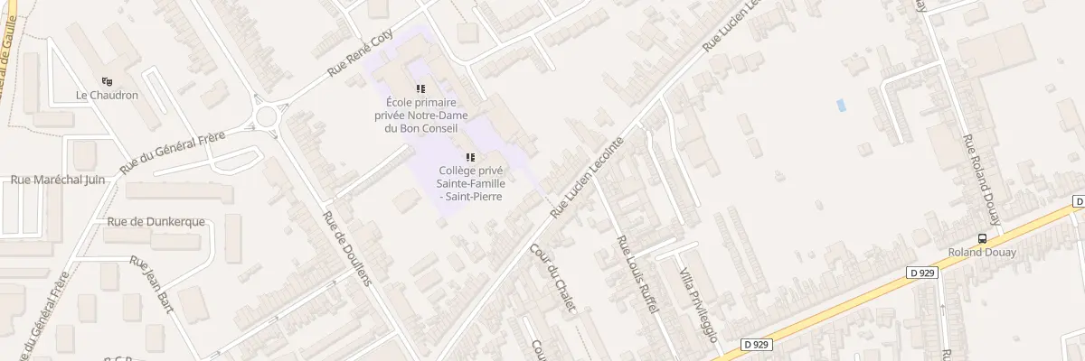 Plan du 79 Rue Lucien Lecointe à Amiens