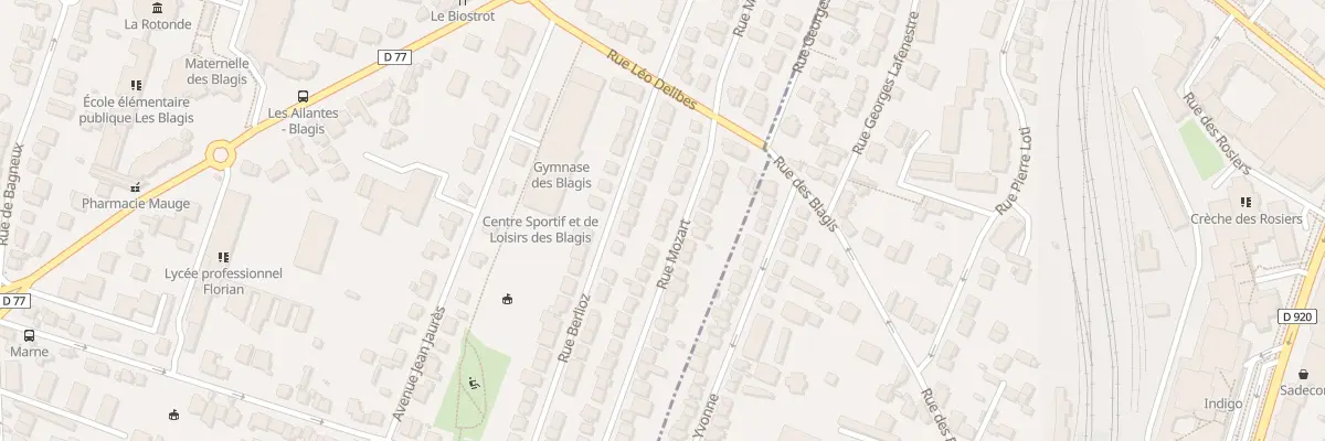Plan du 33 Rue Mozart à Sceaux