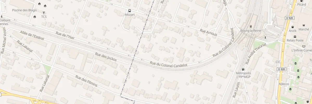 Plan du 32 Rue du Colonel Candelot à Bourg-la-Reine
