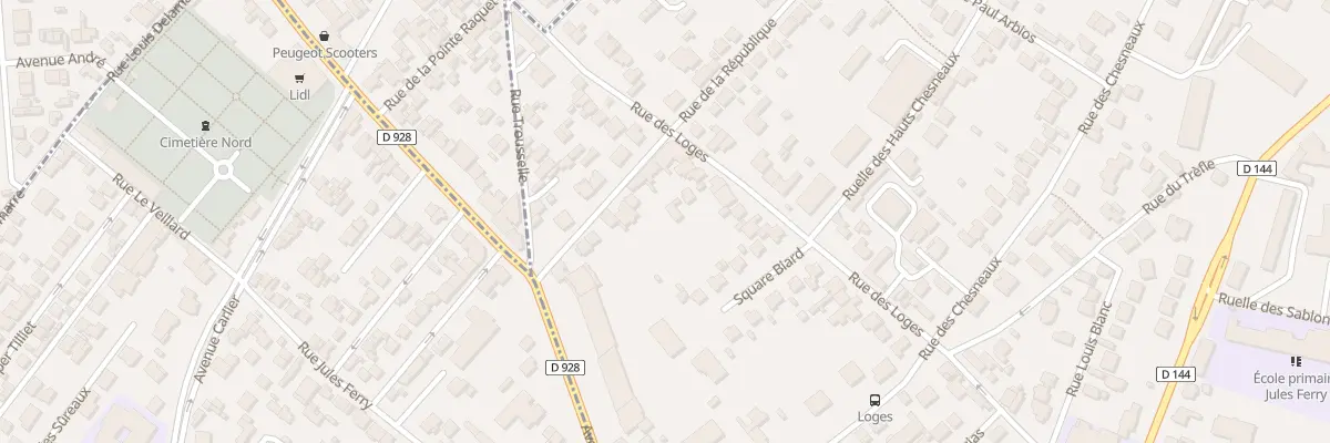 Plan du 95 Rue de la République à Montmorency