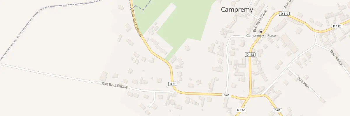 Plan du 10 Rue des Cailloux à Campremy