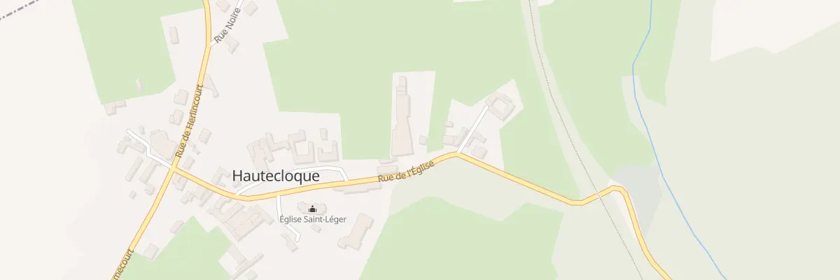 Plan du 634 Rue de l’Eglise à Hautecloque