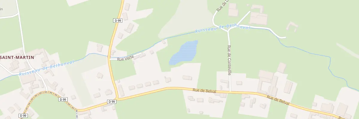Plan du 7 Rue de Belval à Hernicourt