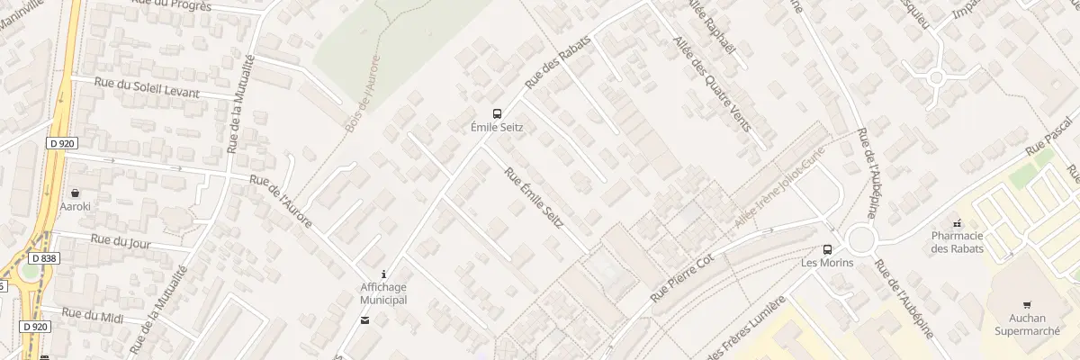 Plan du 123 Rue des Rabats à Antony