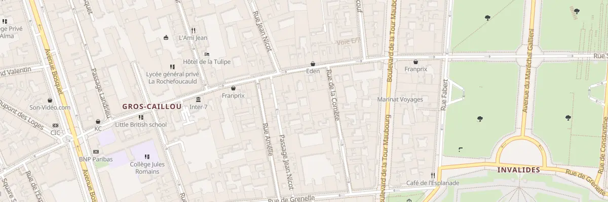 Plan du 83 Rue Saint-Dominique à Paris 7e Arrondissement