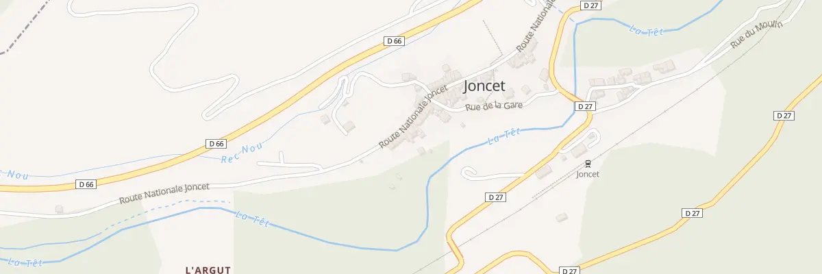 Plan du 45 Rte Nationale Joncet à Serdinya