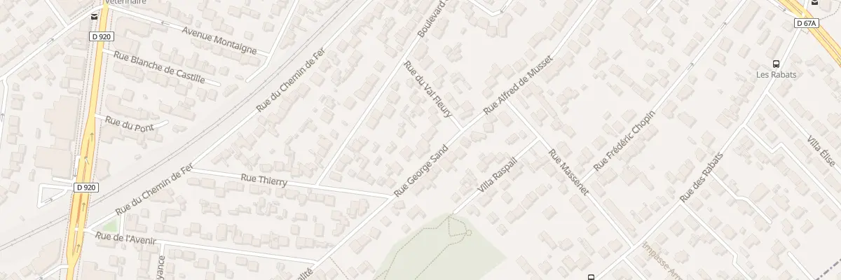 Plan du 4 Rue George Sand à Antony