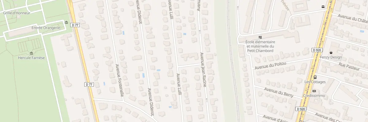 Plan du 21 Av Lulli à Sceaux