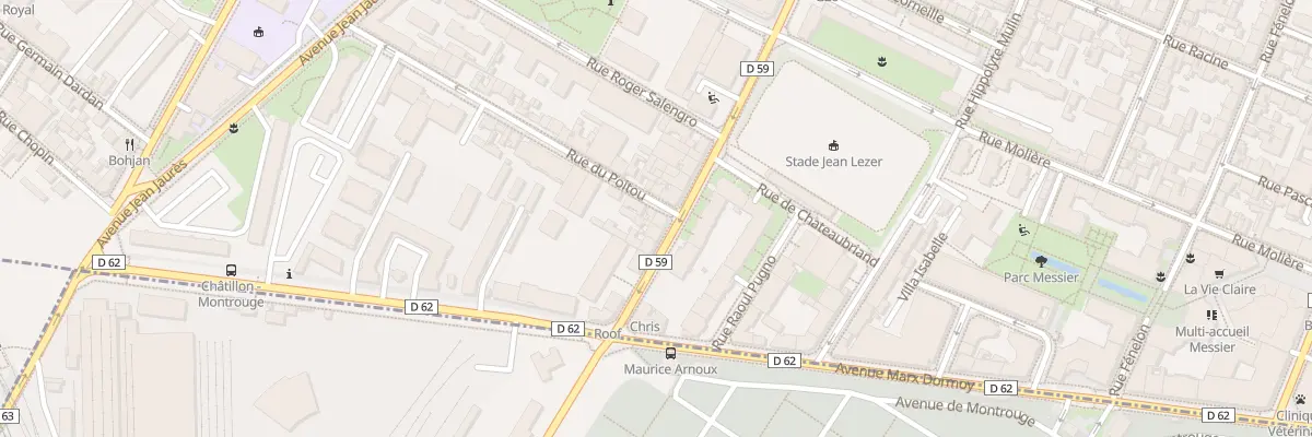 Plan du 160 Rue Maurice Arnoux à Montrouge