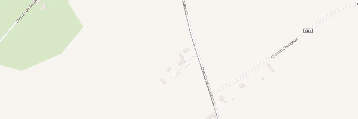 Plan du 113B Che de Saint Benoit à Saint-Martin-d’Abbat
