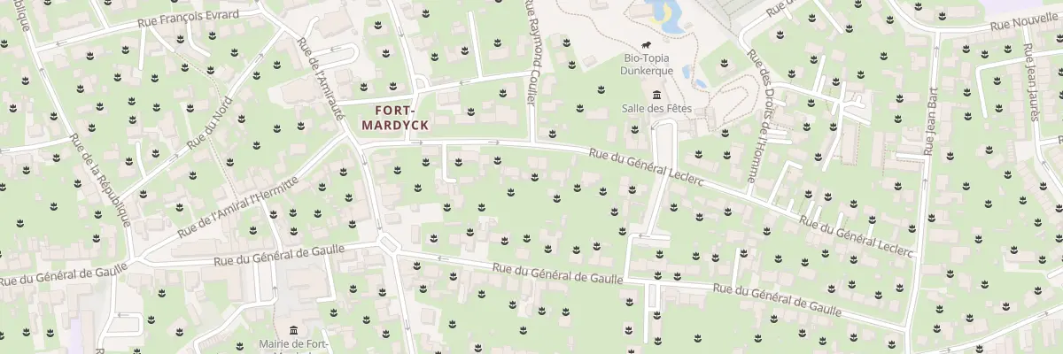 Plan du 43 Rue du General Leclerc Fm à Dunkerque