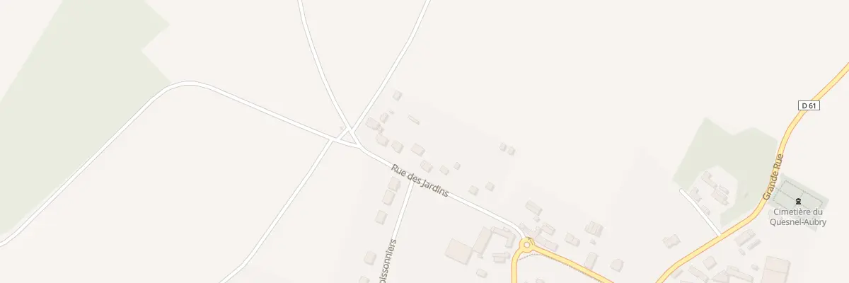 Plan du 15 Rue des Jardins au Quesnel-Aubry