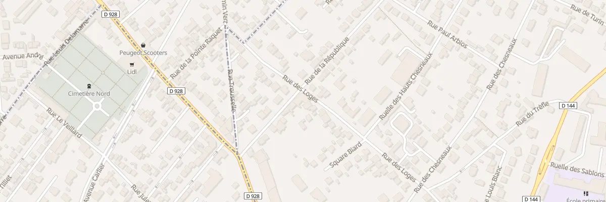 Plan du 87 Rue de la République à Montmorency