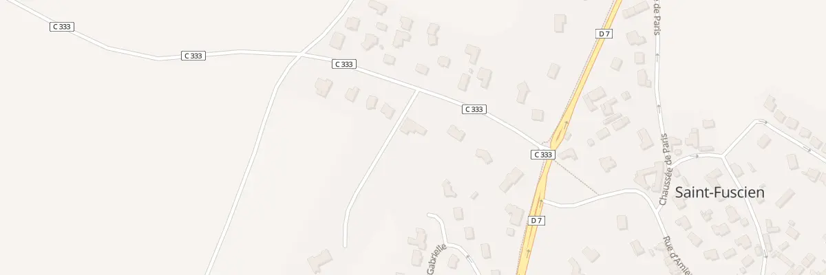 Plan du 7 Rte de Dury à Saint-Fuscien