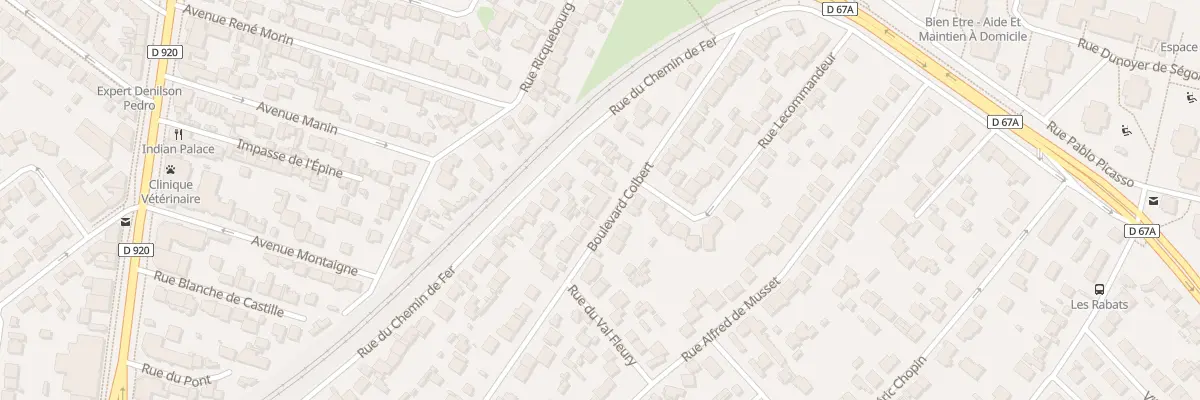 Plan du 17 Rue du Chemin de Fer à Antony