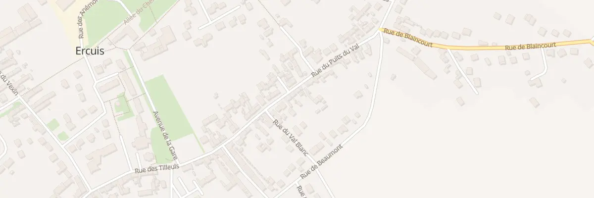 Plan du 146 Rue du Puits du Val à Ercuis