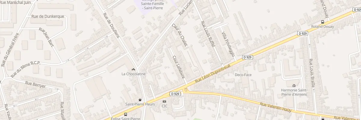 Plan du 5Q Rue Léon Dupontreué à Amiens