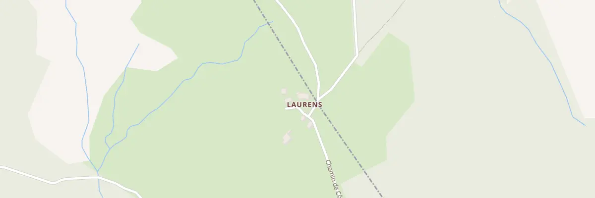 Plan du 128 Laurens aux Martys
