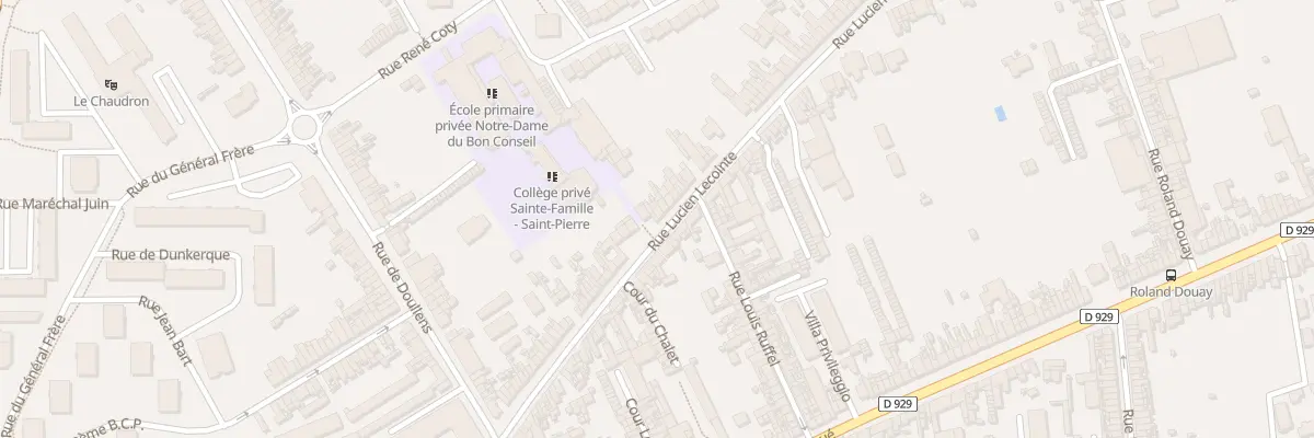 Plan du 89 Rue Lucien Lecointe à Amiens