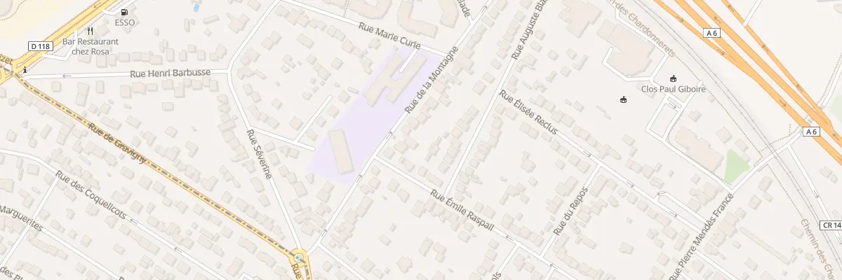 Plan du 26 Rue de la Montagne à Chilly-Mazarin