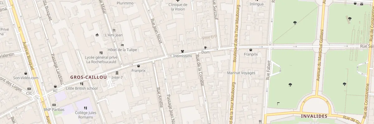 Plan du 81 Rue Saint-Dominique à Paris 7e Arrondissement