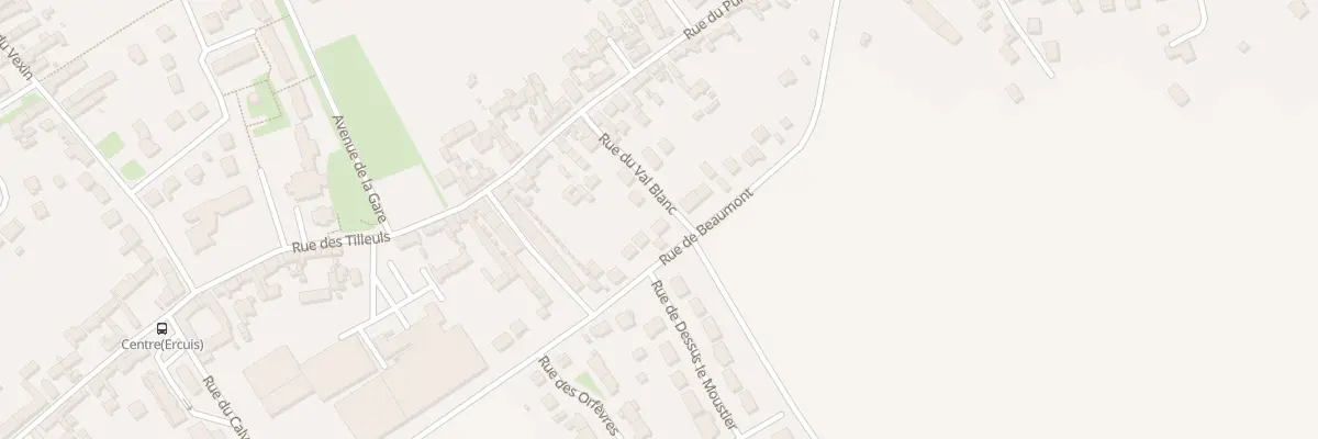 Plan du 345 Rue de Beaumont à Ercuis