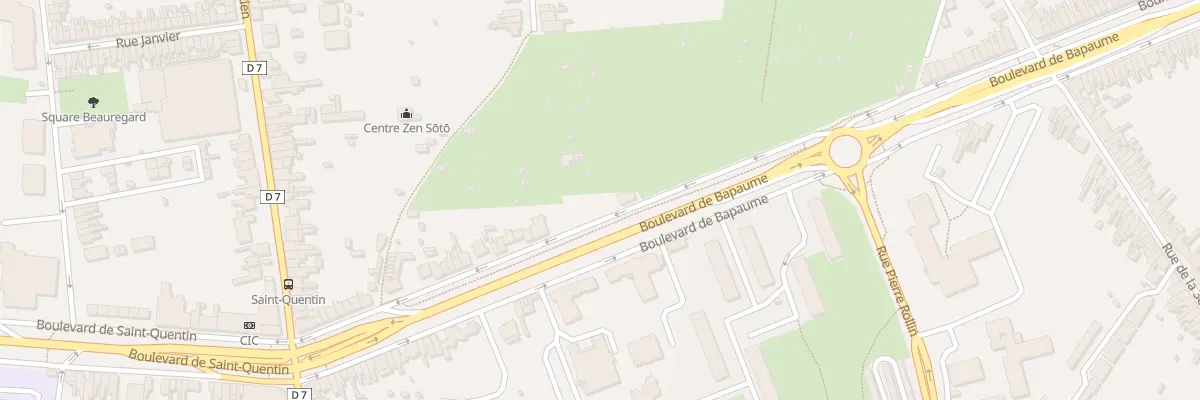 Plan du 218 Bd de Bapaume à Amiens
