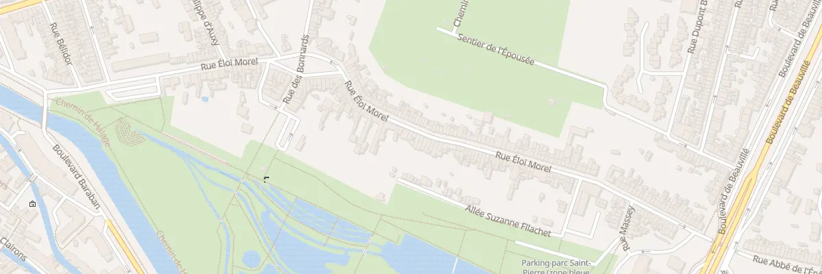 Plan du 148 Rue Eloi Morel à Amiens