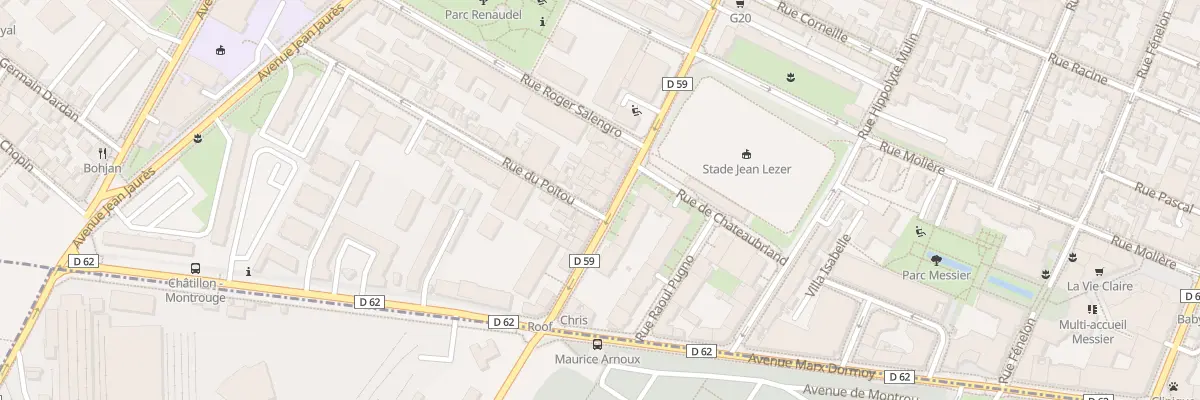Plan du 158 Rue Maurice Arnoux à Montrouge