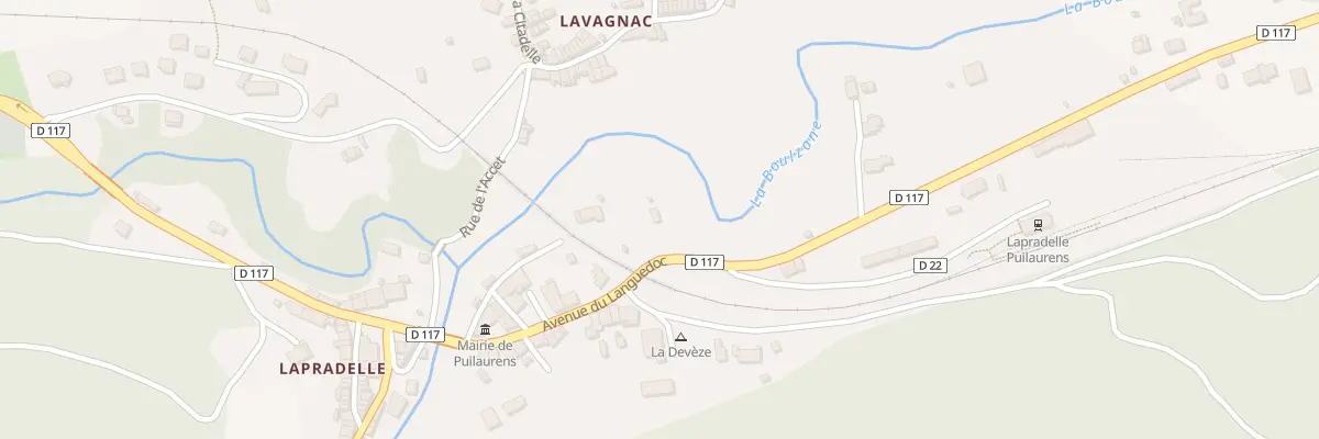 Plan du 9999 Av du Languedoc à Puilaurens