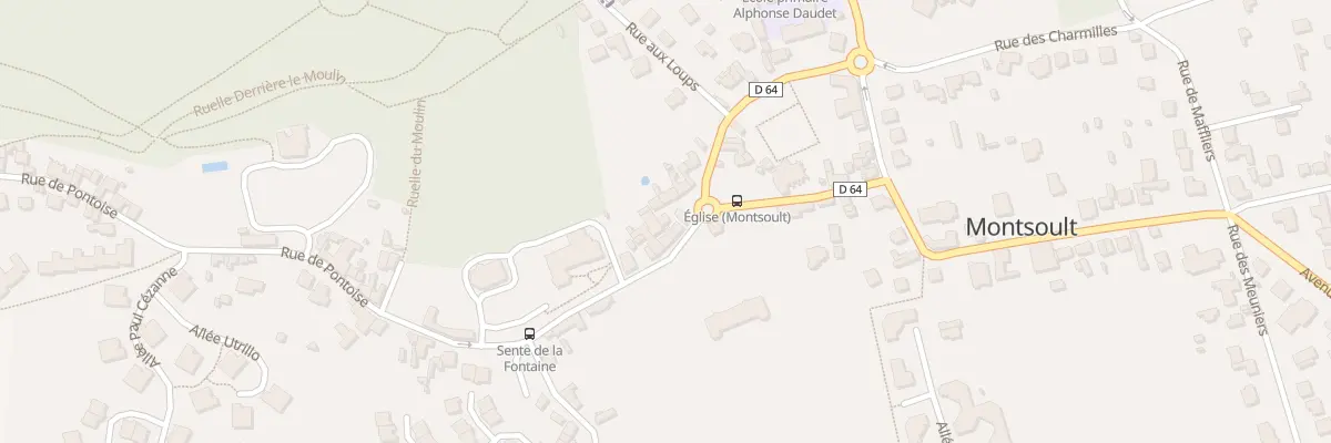 Plan du 2 Rue de Pontoise à Montsoult