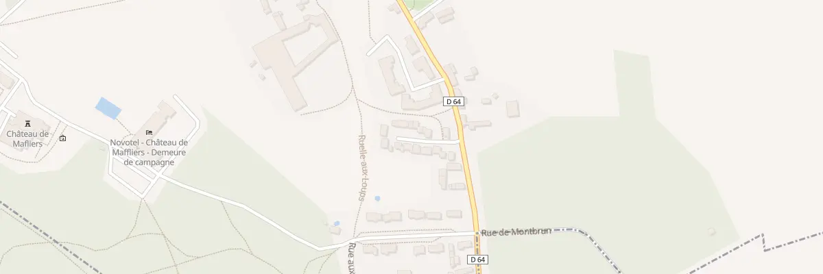 Plan du 3 All M. Mottier de la Fayette à Maffliers