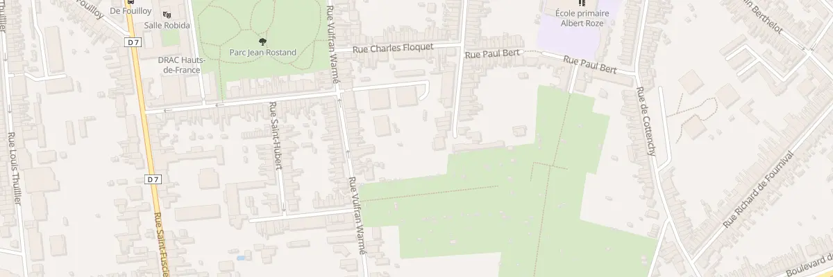 Plan du 112 Rue Coquerel à Amiens