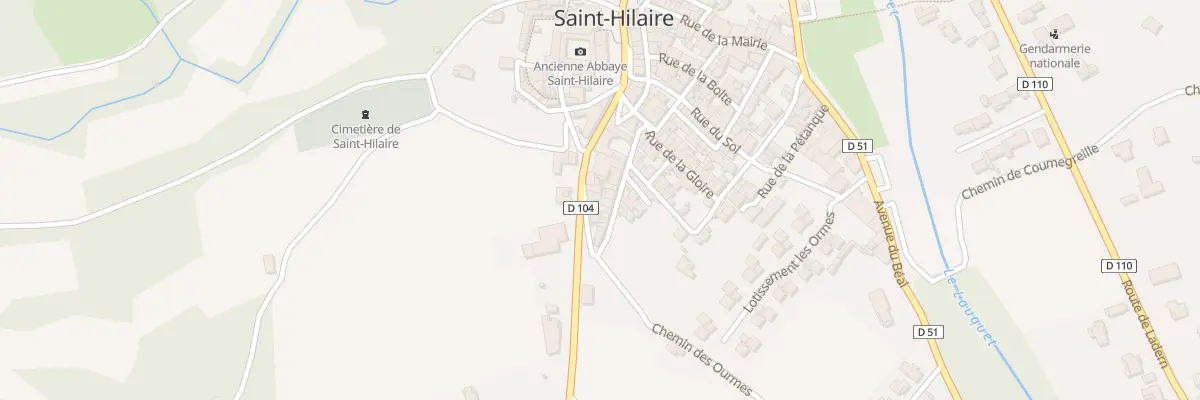 Plan du 4 Rue du Cap de la Ville à Saint-Hilaire