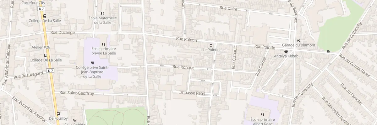 Plan du 33 Rue Rohaut à Amiens