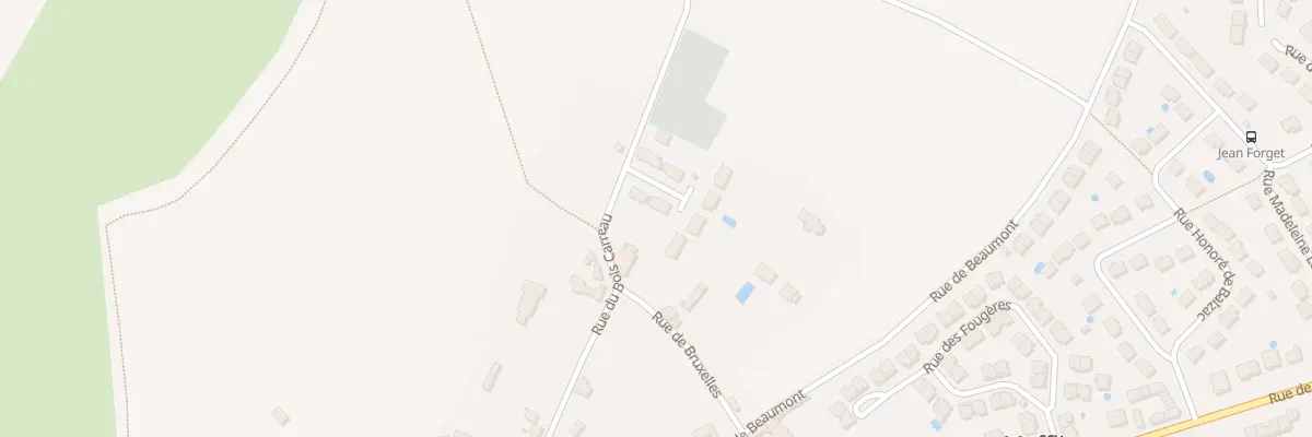 Plan du 4 All du Jardin de Baillet à Maffliers
