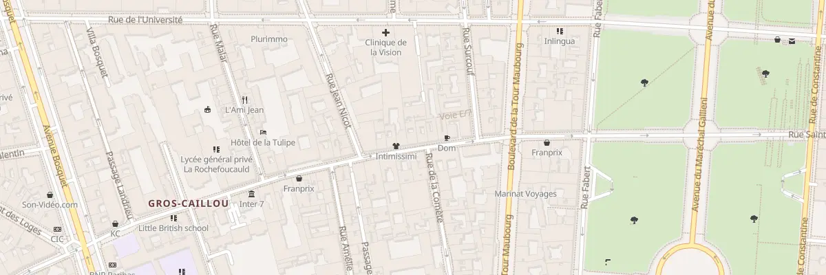 Plan du 64 Rue Saint-Dominique à Paris 7e Arrondissement