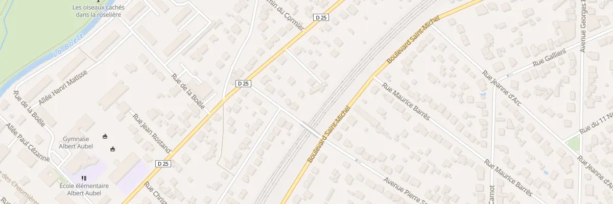 Plan du 9 Rue du Pont Cylindre à Sainte-Geneviève-des-Bois