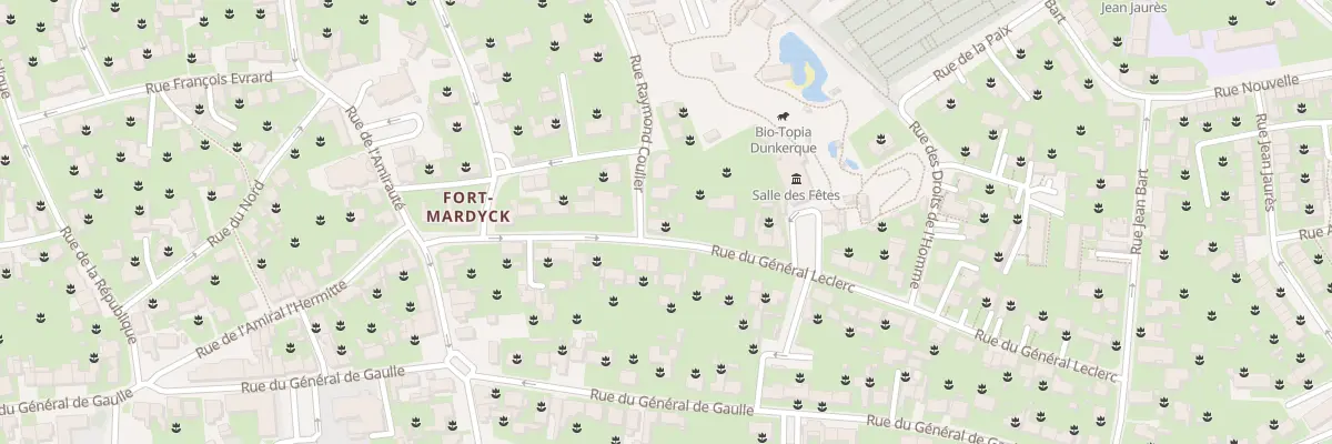 Plan du 44 Rue du General Leclerc Fm à Dunkerque