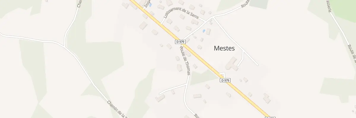 Plan du 2 Rte de Thomas à Mestes