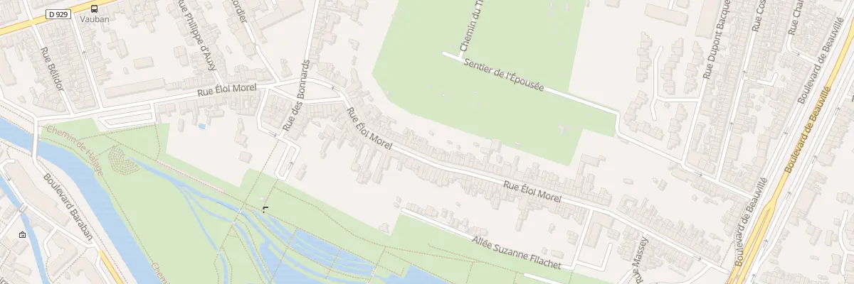 Plan du 139 Rue Eloi Morel à Amiens